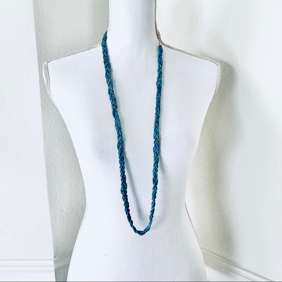 TALBOTS BRAIDED BEADS NECKLACE - Picture 6 of 10